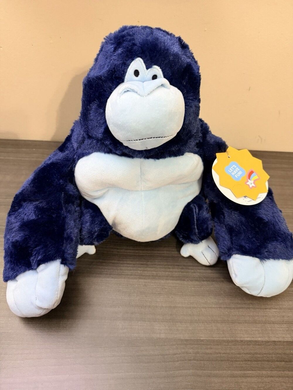 Target Giggle Scape Blue Gorilla Plush Stuffed Animal NWT 2024